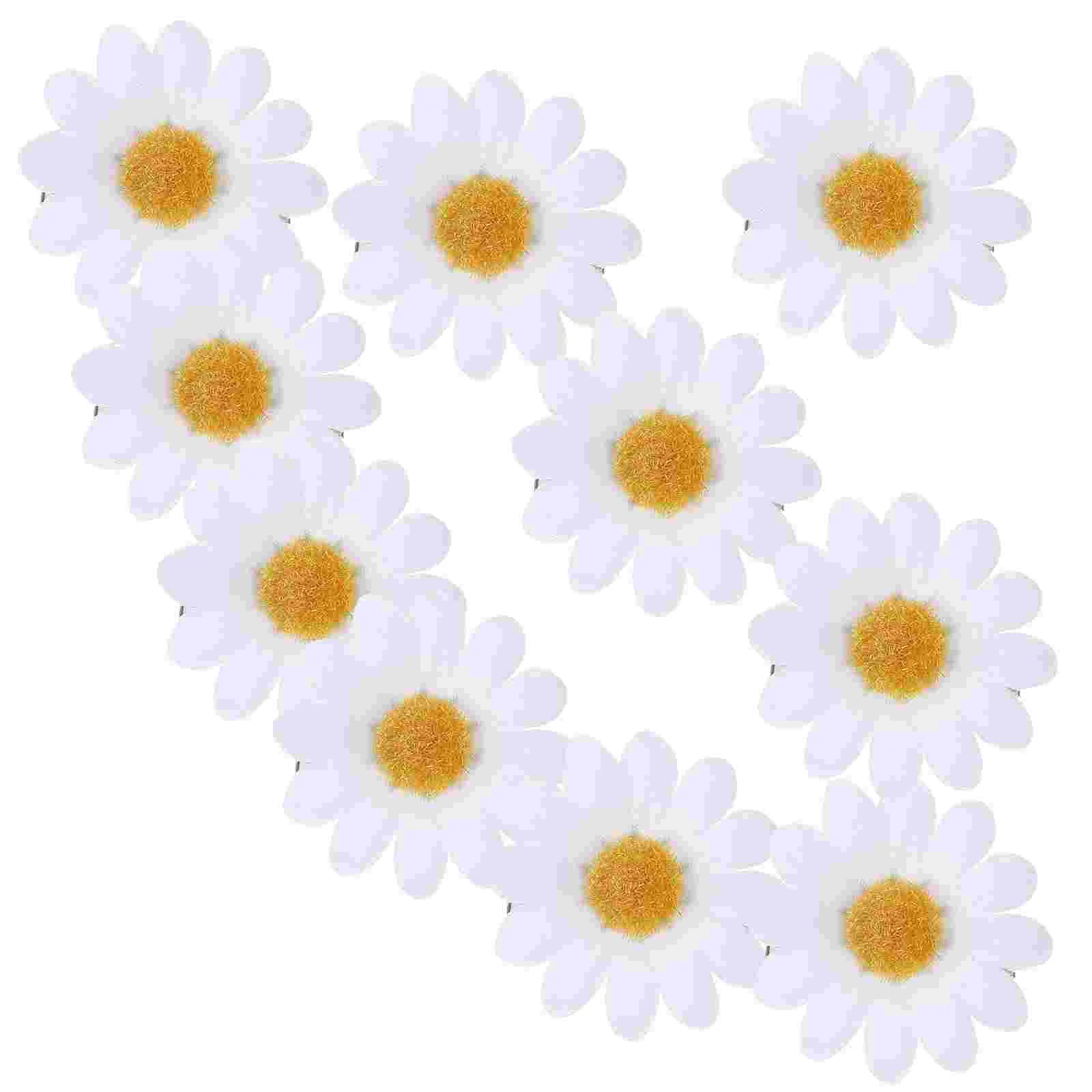 Hair Pins Flower Cute Daisy Simulation Hair Accessories Toddler Girl Hair Accessories Hair Pins for Girls Ladies Women