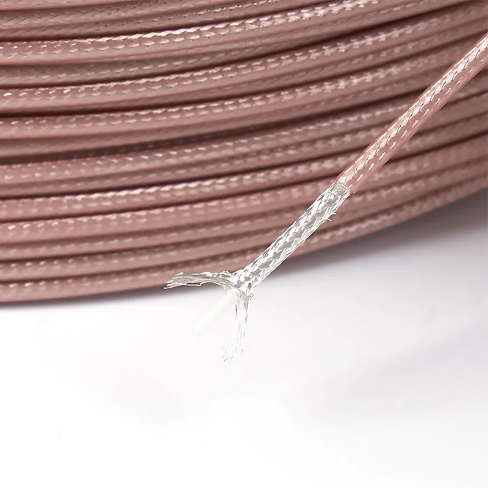 Cavo Coassiale RG316 50ohm 5M - Bassa Perdita, Per RF, Frequenza Fino 3000MHz, Marrone - Foto 2