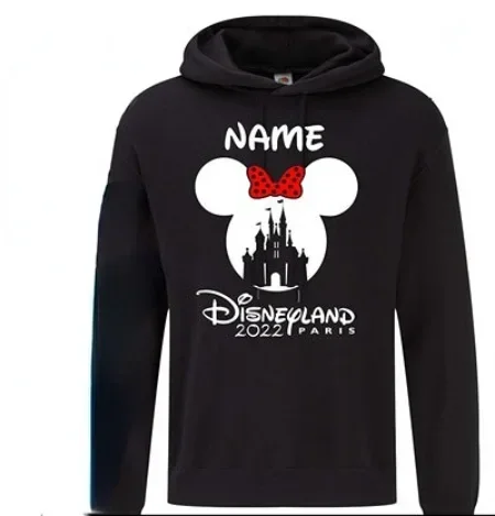 thumbnail image 1 of Sudadera con capucha personalizada de Disney Land Paris Frankreich Urlaub Urlaub - 2023 o 2024, 1 of 4