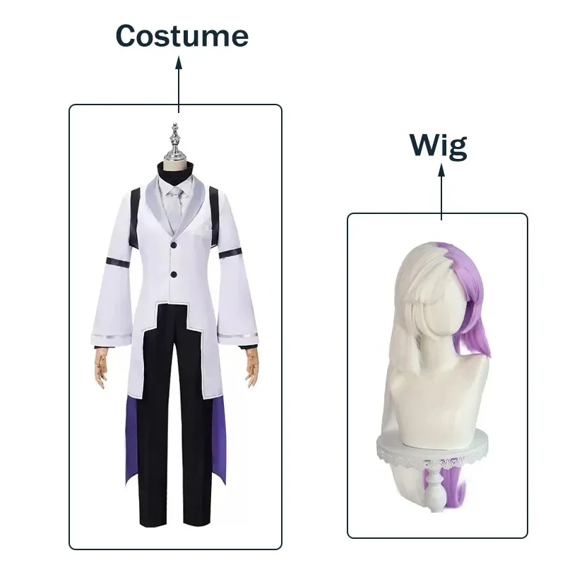 thumbnail image 1 of Disfraz de Sigma para cosplay de Bungou Stray Dogs, 4.º año, uniforme de trinchera de Sigma, traje de fiesta de Navidad y Halloween para hombres y mujeres, 1 of 5