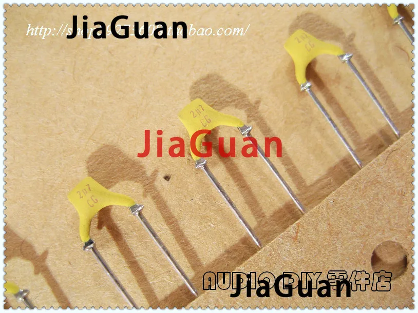 

50PCS NEW BC 2.7pF/100V 0.25% NP0 p5mm silver film ceramic capacitor PH 678 2.7p high frequency hot sale 2.7pf 100vdc