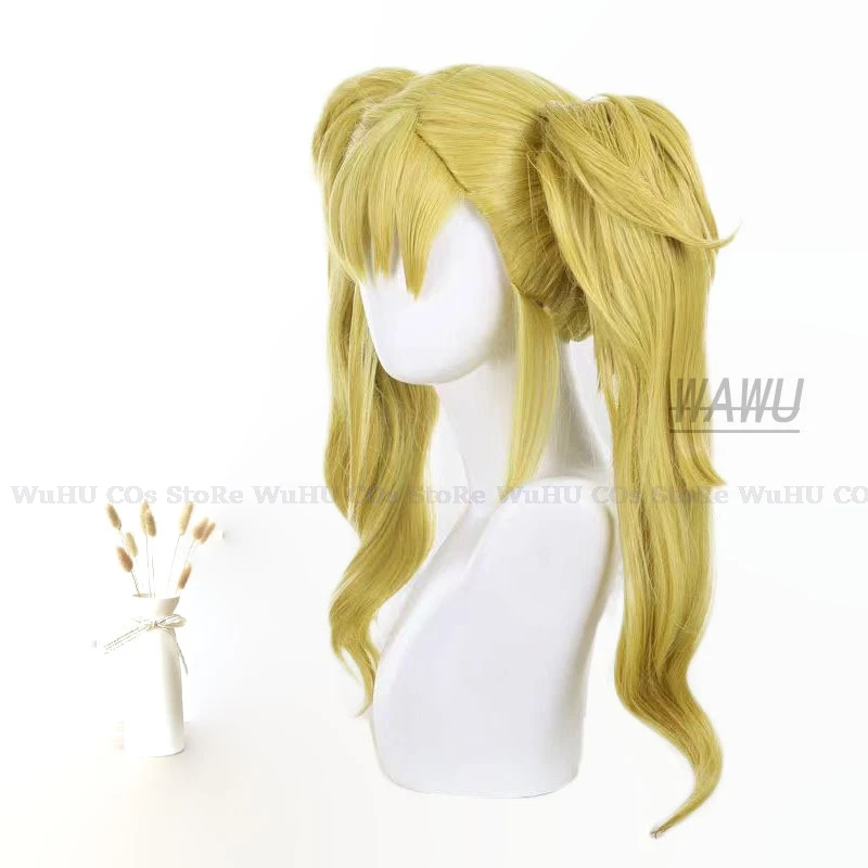 Kikoru Shinomiya Cosplay Wig Anime Kaiju No. 8 Long Blonde Hair Double Tail Hairpins Third Division Halloween Party Women 13