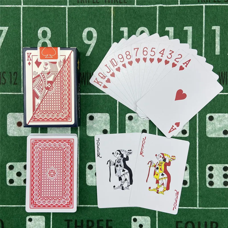 1 Deck Waterproof PVC Playing Cards – Durable Plastic Poker Cards for Texas Hold'em, Baccarat, Rummy, Casino & Home Games
