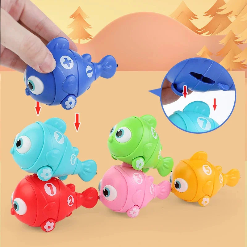 Magnetic Fishing Game Children Electric Assembled Fish Toys with Lamp for Kids Puzzle Toys Parent-child Interactive Toy Gift 5