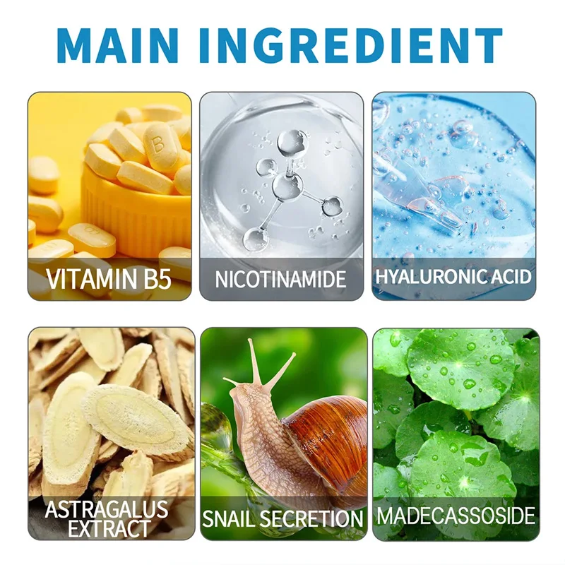 B5 Hyaluronic Acid Serum Facial Anti A-ging W-rinkle Lift Firming Fine Lines Lightening Dark Circle Skin Brightening Hyalu Serum 4