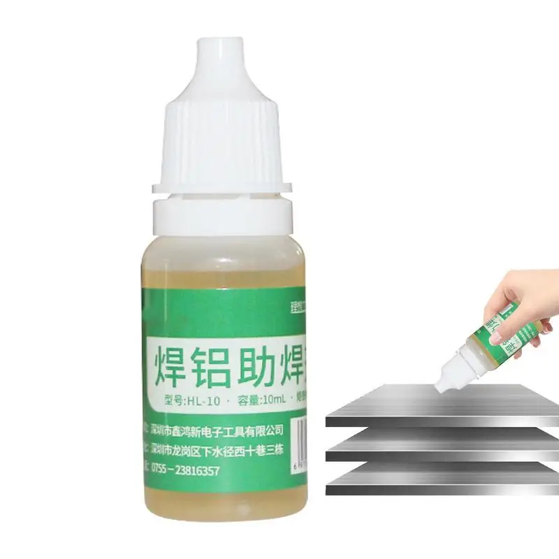 

10ml Rinse Free Soldering Flux DIY Convenient Solder Paste Reliable Bonding for Aluminum Weldings Stainless Steel Copper