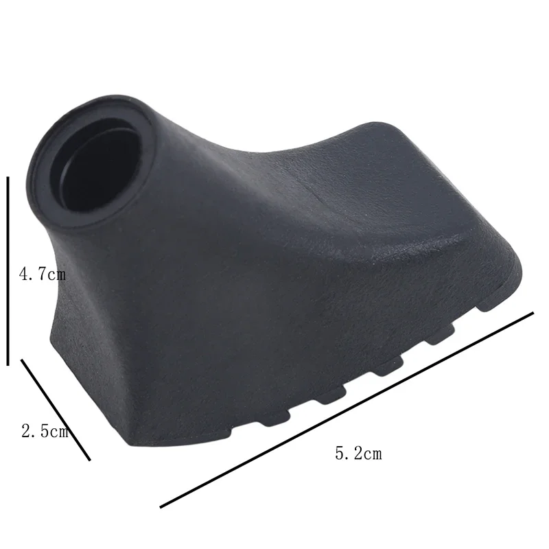 Trekking Pole Tip Protectors 1/2Pcs Anti-Slipping Walking Stick Tip Pole Protectors Replacement Rubber Tips Elderly Trekking Poles Accessories Nordic Cane