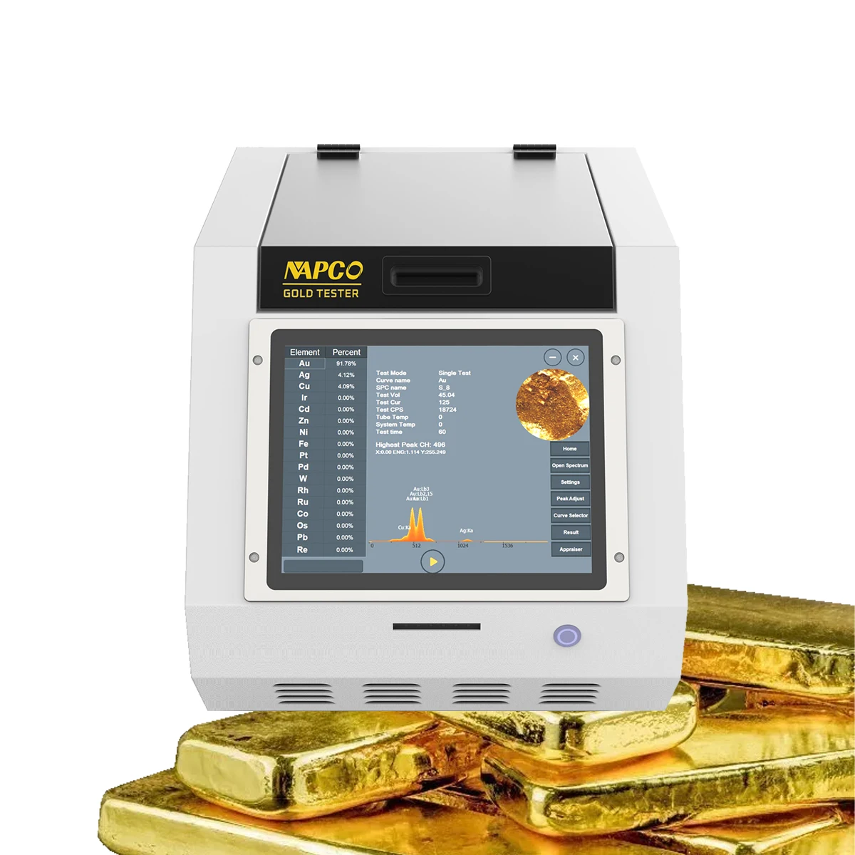 Gold Purity Tester Machine High Precision Gold Karat Analyzer