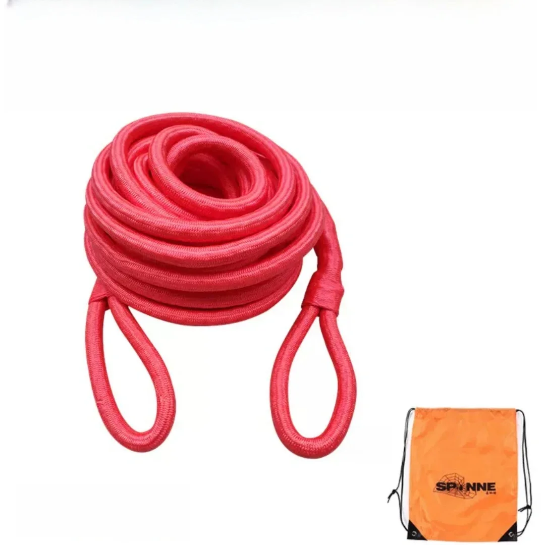 

12mm*9m Synthetic Winch Rope Extension Rock Guard Heat Guard Compatible for Accessories ATV UTV 4x4 Car Truck Recovery Rope