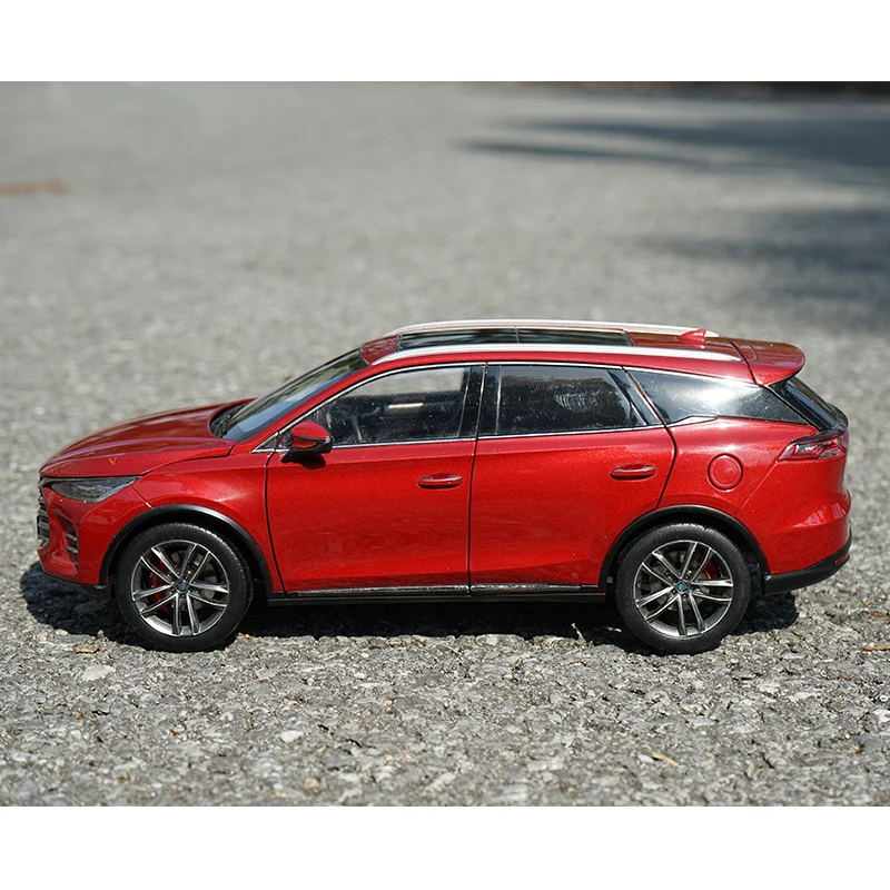 Diecast 1/18 Skala BYD Tang DM-ich Klassische Rot SUV Legierung Auto Modell  Sammeln Statische Dekoration Szene Display Geschenk spielzeug - AliExpress