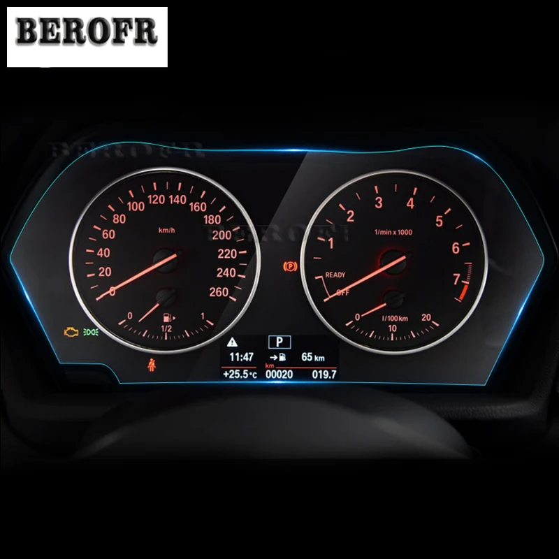 Automotive Interior Instrument Panel Membrana Tpu Lcd Screen Protector Decorativo Antigraffio Per Bmw Serie F20 1 2012-2018