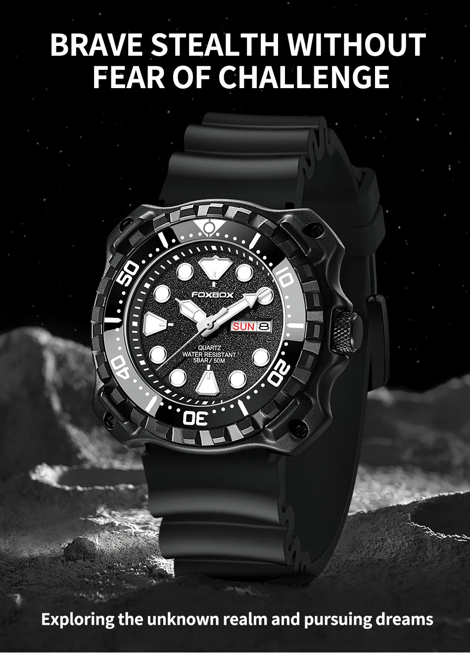 2023 Fashion Mens Watches Fox Top Brand Luxury Big Dial Sports Watch for Men Waterproof Luminous Watch Quartz Date Cloc_voghion.com