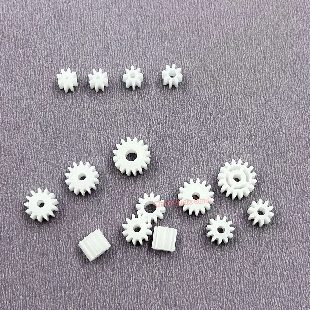 Plastic Gear 8/9/10/11/12/13/14/15/16 Teeth Toy RC Model Car hole Fit 0.8mm/1mm/1.5mm/2mm/3mm Shaft Pinion Gear 10pcs/lot 0.5M electric bike gear motor gear transmission gear electric chain saw gear cassette deck tape gear