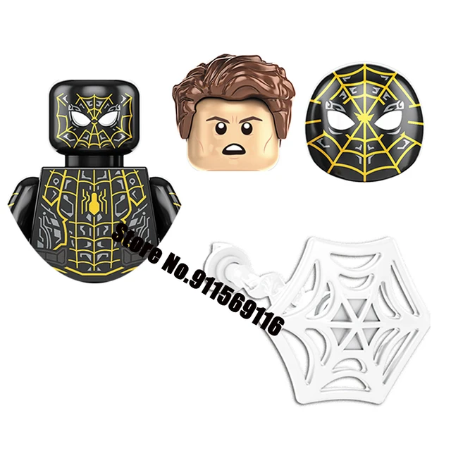 Brand DISNEY Green Goblin Mysterio Doctor Octopus Building Blocks Doctor Strange Sandman Electro Action Figure Kid Toy Bricks M-KF1644