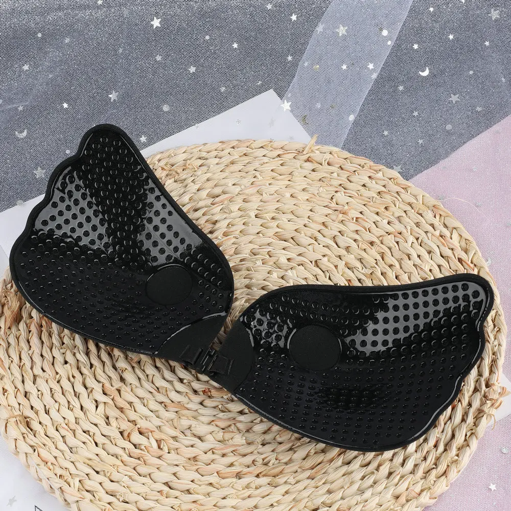 Women Seamless Self Adhesive Fly Bra Strapless Push Up Bra Wireless Stick On Sexy Lingerie Invisible Silicone Bralette Underwear 4