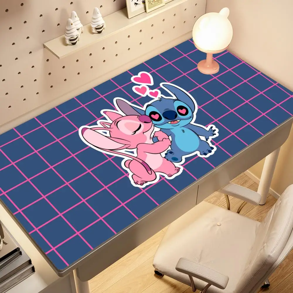 Large Kawaii Stitch Anime Mouse Pad - Non-Slip Gaming Desk Mat
