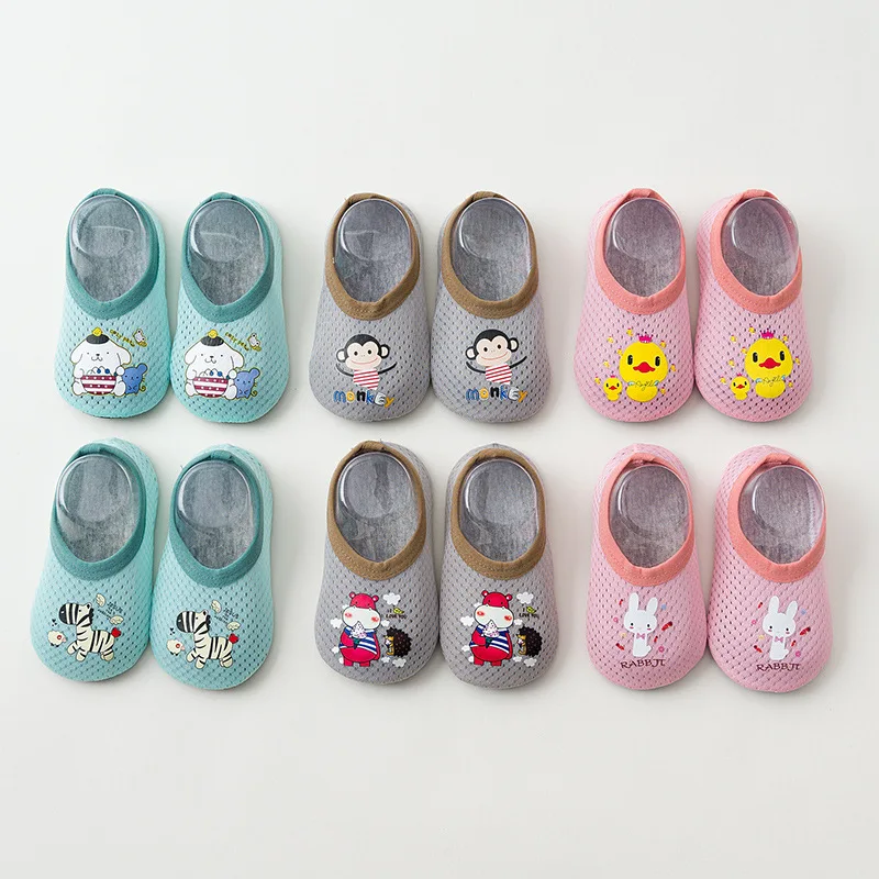 Cute Cartoon Animal Floor Water Shoes Indoor Outdoor Surf Barefoot Slippers Summer Mesh Thin Swim Pool Beach Anti-slip Socks