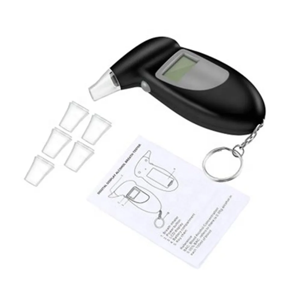 Drunk Driving Tester Air-Blown High-Precision Suitable Alcohol Tester Meter Traffic Breath Test Exhalation Home Use
