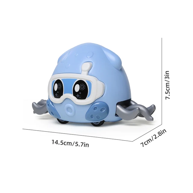 Double loop power running, doodle octopus baby and toddler simulation early education simulation crawling toy 2