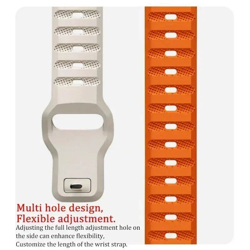 Versatile Silicone Sport Strap - Available in 20mm & 22mm