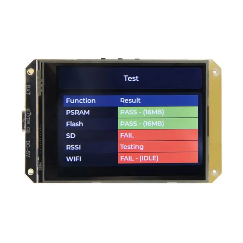 ESP32-S3 T-HMI 2.8인치 터치 디스플레이 개발 보드 ST7789 LCD 화면 WIFI 블루투스-A25R