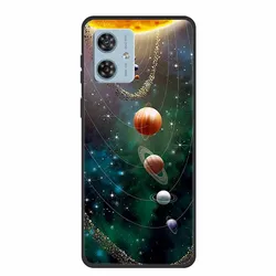 Cartoon Soft Silicone Wolf Lion Phone Case with Bumper Protection for -Moto G54 5G India (H03.CH.1)
