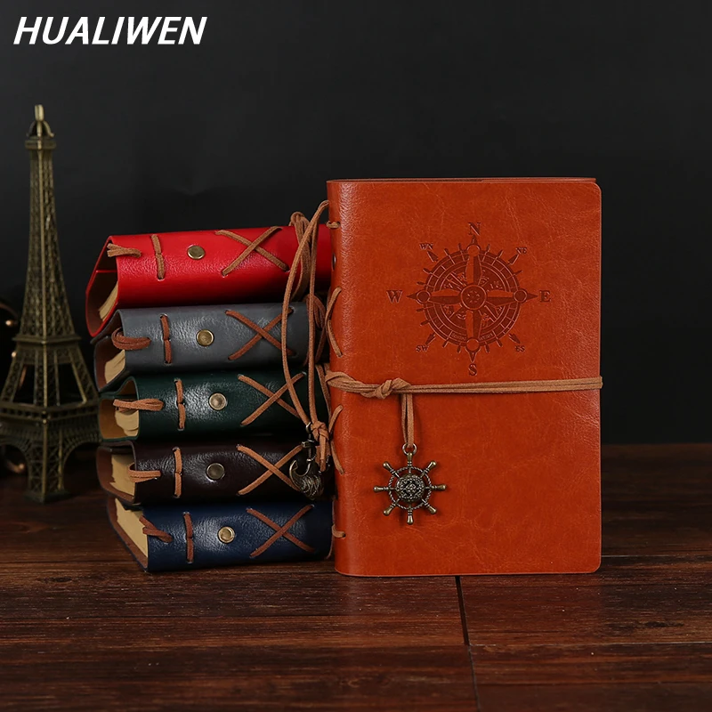 

Ретро блокнот A5 блокнот на спирали, дневник, винтажный дневник из искусственной кожи, блокнот, журнал в подарок