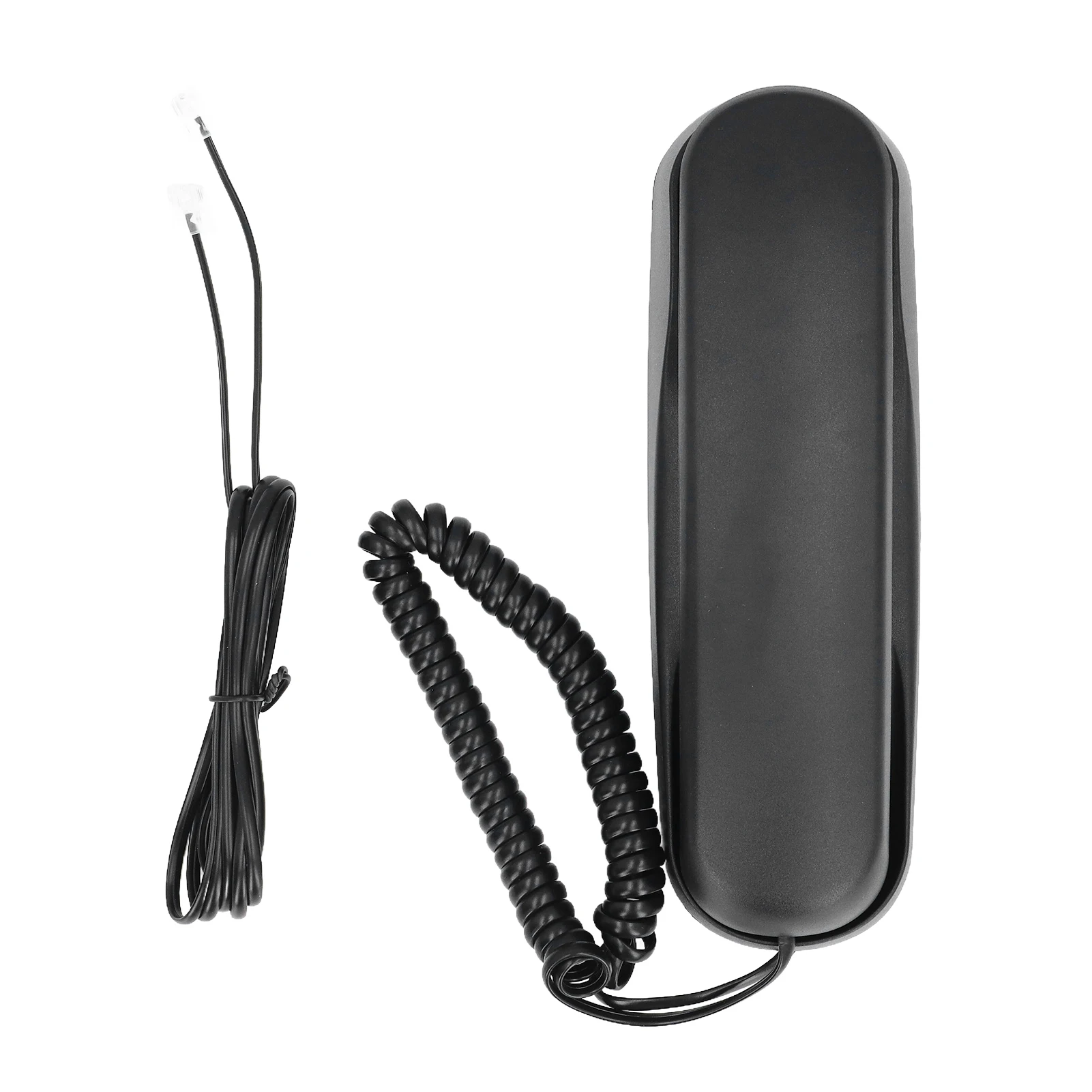 Compact Landline Phone with Wall Mount, Mute, Pause, Redial, and Adjustable Ring Volume Features