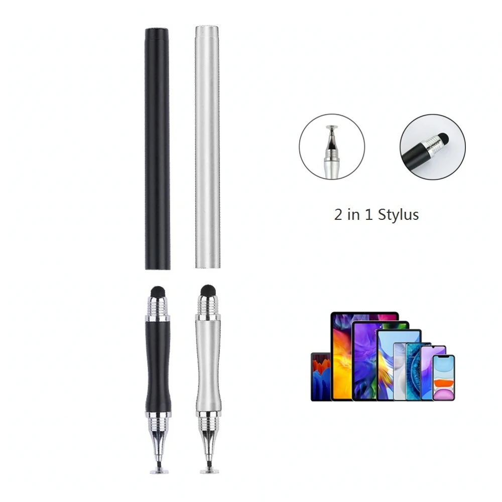 2 in 1 Stylus Pen Universal for Mobile Android iOS Phone Smart Accessories