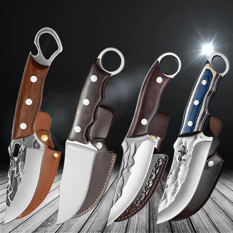 Boning Knife Outdoor Hunting Fishing Knife Stainless Steel