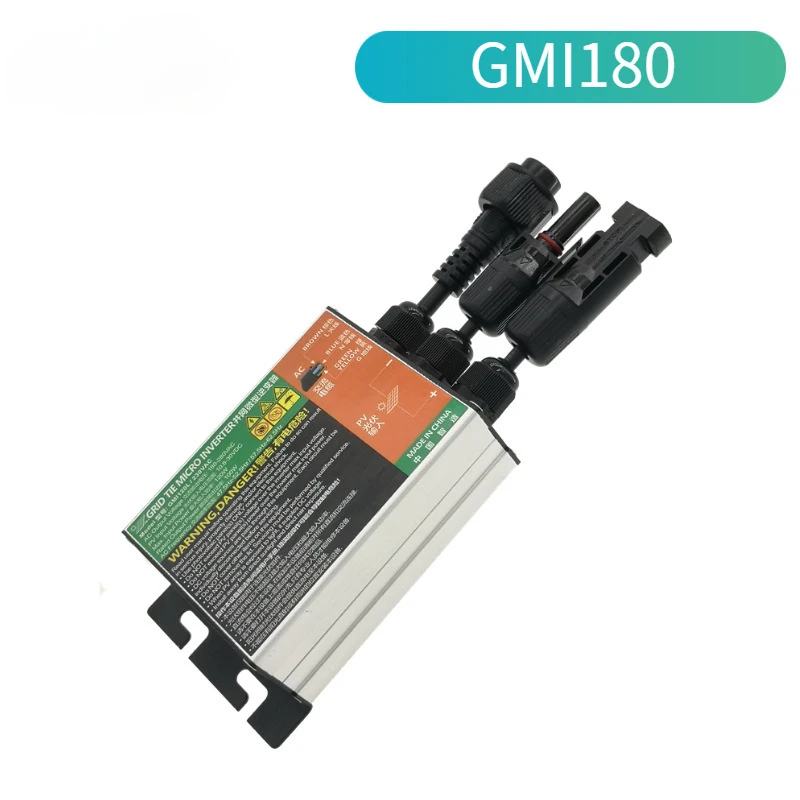 Gm180W Mini Micro Inverter Solare Connesso Alla Rete Installazione Semplice Presa Micro Inverter