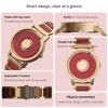 EUTOUR 2025 Spring Arrival Red White Concept Jewelry Watch Resin Material Grace Lady Girl Elegant E059 Magnet Watch Bracelet 3