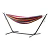 Outdoor Canvas Hammock Indoor Hammock Stand with Carrying Bag, Strong Load-Bearing Hammock Swing 5