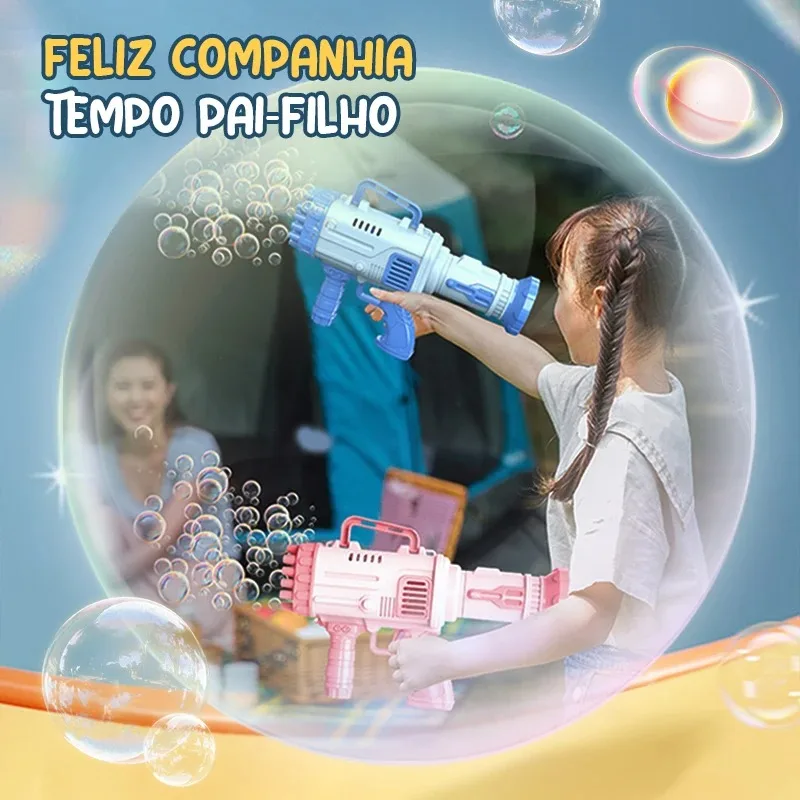 Electric Bubble Gun Automatic Bubble Blowing Outdoor Toy Children S Party Interactive Gadget Perfect Gift for Boys Cool Design