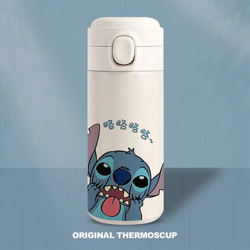 Disney Cup Stitch Thermos Bottle Childen Cartoon Water Cups 304 Stainless  Steel Portable 300ML 450ML - AliExpress