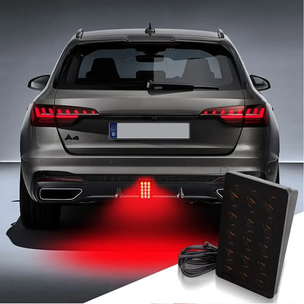 JIVIMOCO Luz De Freno LED Para AutomóVil 15LED F1 Tilo Universal