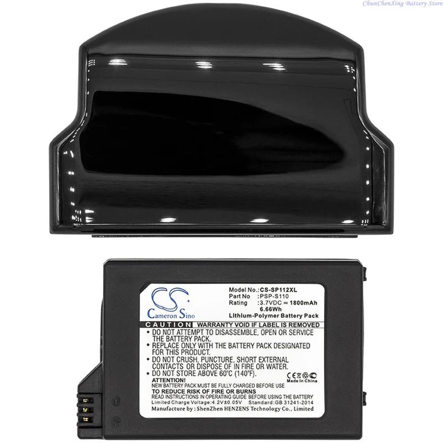 Cameron Sino Batería recargable para Sony PSP-3000 (1800mAh/6.66Wh)