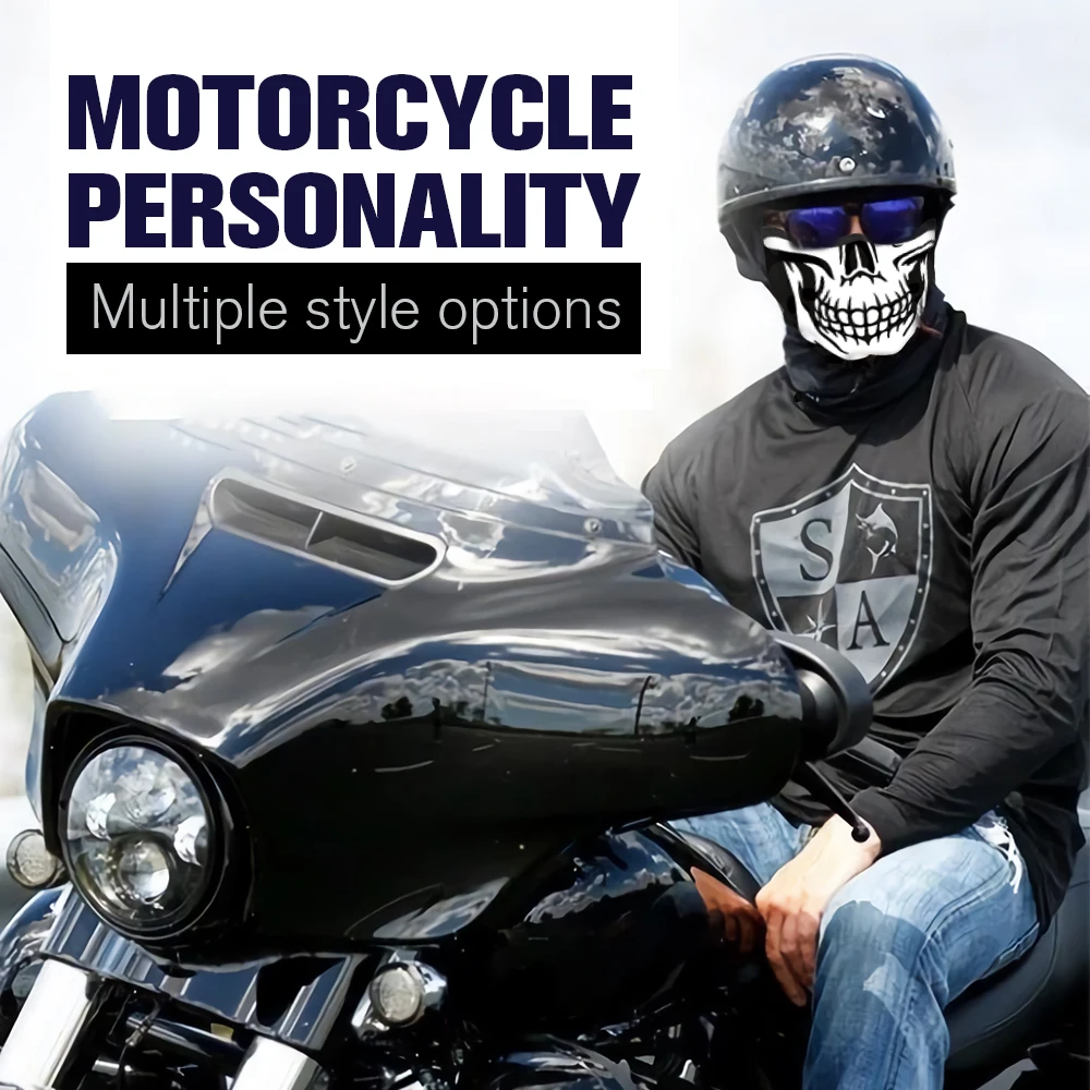 Motorcycle Balaclava Full Face Mask Breathable Moto Motorbike Cycling Hood Cap Windproof Racing Riding Motocross Summer Men