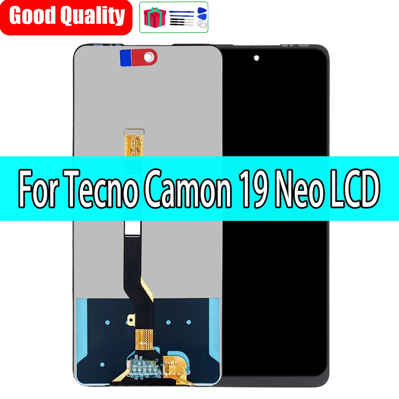 

ЖК-дисплей 6,8 дюйма для Tecno Camon 19 Neo CH6i, сенсорный дигитайзер в сборе, запасные части для ремонта ЖК-экрана Camon19 NEO