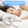Anti Snoring Mouth Guard Set for Teeth Grinding with Storage Case Mouthguard Moldable Night Guards for Anti Teeth Grinding 5