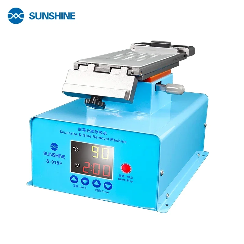 

SUNSHINE S-918F Edge screen separation glue remover 360 Rotating Platform Separator Magnetic buckle LCD Repair Machine