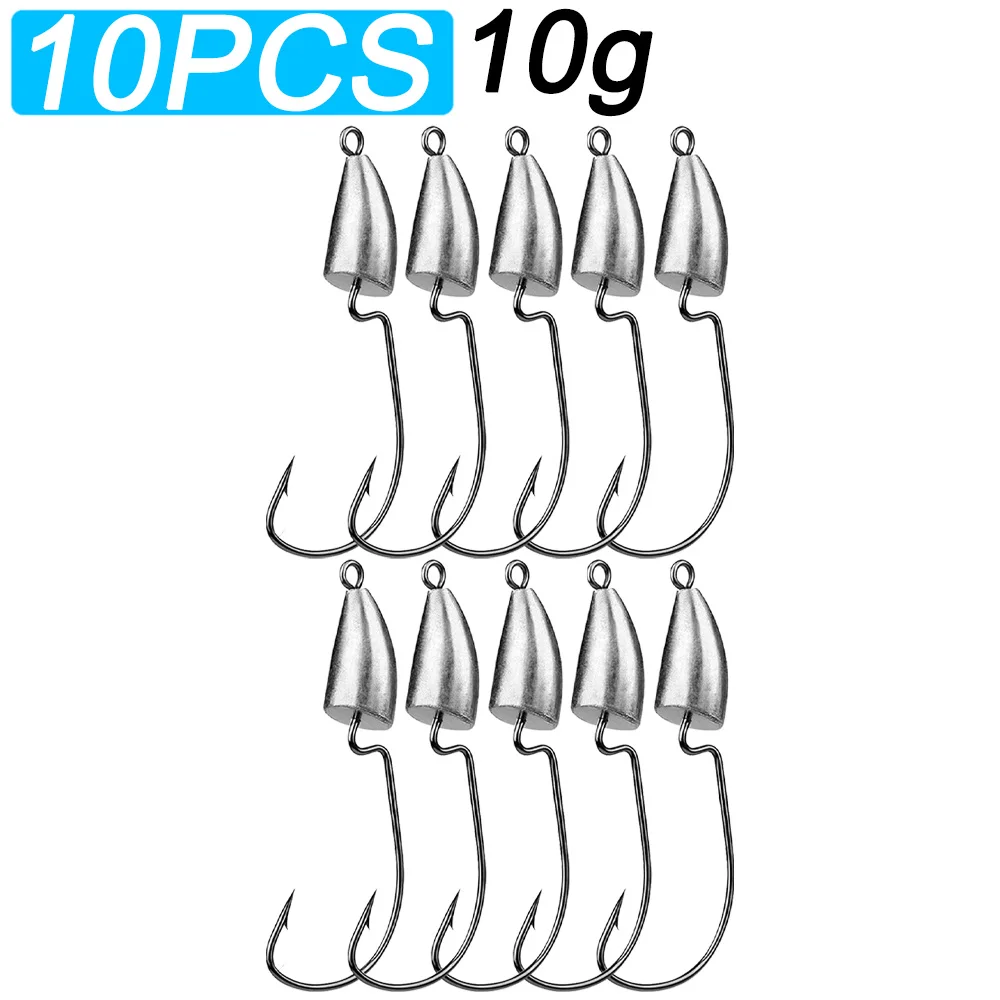  slider image of 10PCS Metal Jig Head