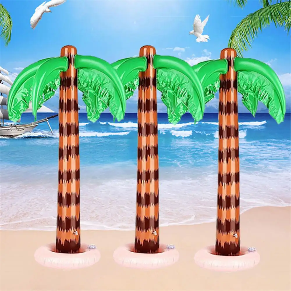 90cm Air Inflatable Blow Up Hawaiian Tropical Palm Tree Cactus Coconut Tree Home Pool Outdoor Party Decoration Props images - 6