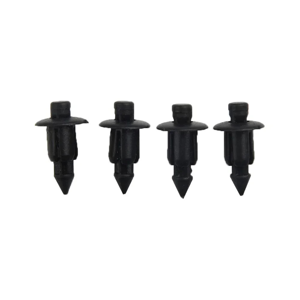 Plastic Rivets Auto Fasteners Auto Accessories Car Accessories 100pcs Car 6mm Black Panel Rivet Fasteners Push Pin Clips Kit For Suzuki GSXR For Honda Interior