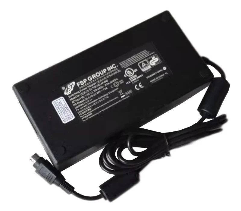 

FSP Group Inc FSP180-AAAN2, 24V 7.5A, 4-Pin Din, IEC C14 Power Adapter