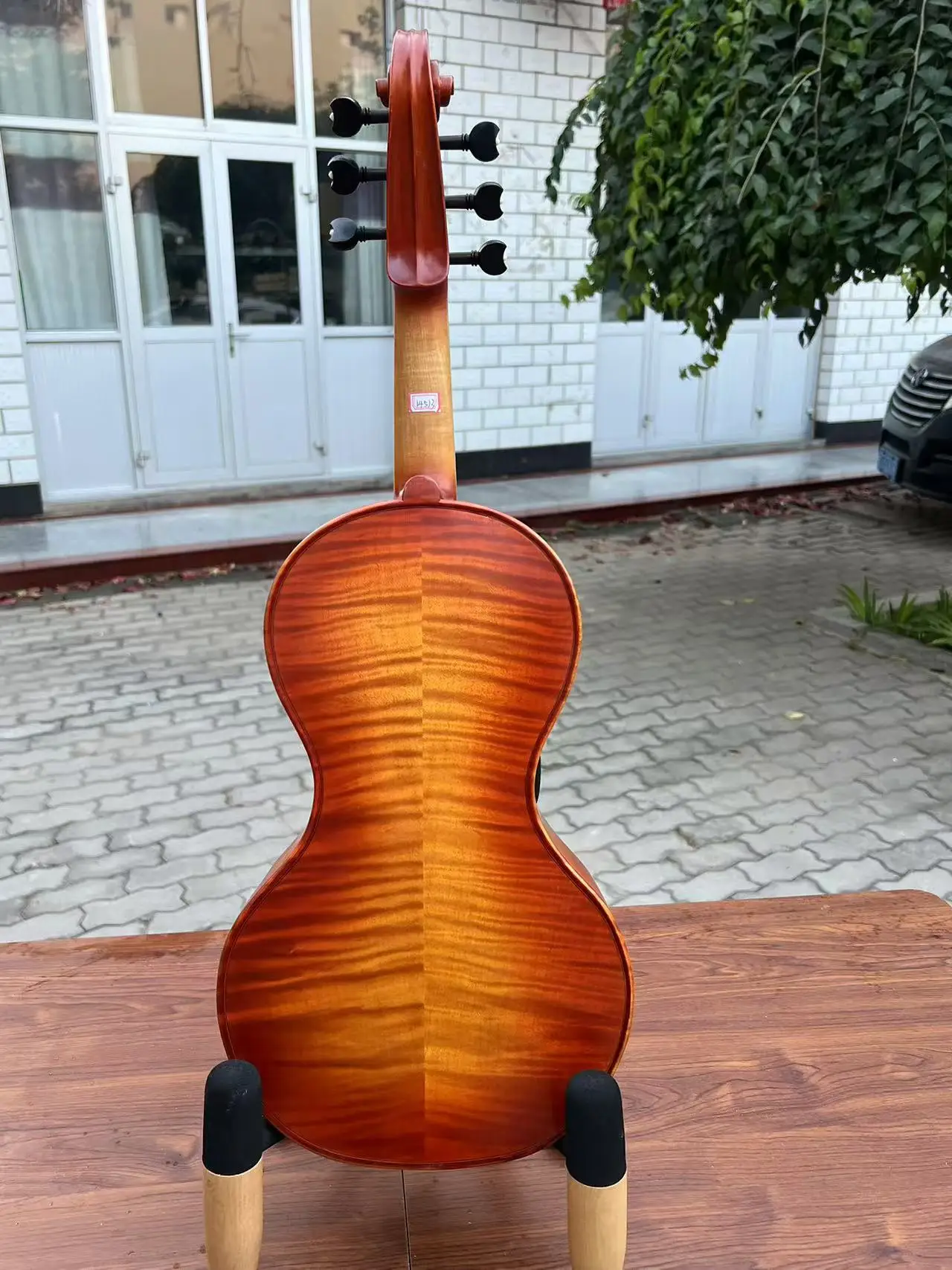 Baroque style SONG Brand Maestro 6 strings 16" viola da gamba，flames back#14513