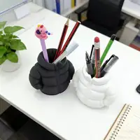 3D Puffer Jacket Shape Pen Holders,Cute Creative Stand-Up Storage Pen Pouch for Desk & Office 6