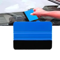 1Pc Car Felt Edge Vinyl Squeegee Car Vinyl Scraper Vehicle Window Tint Film Wrapping Squeegee Applicator Tool Auto Styling 2