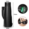 5000M Powerful Monocular 12x50 Monocular Long Reach Portable Telescope High Magnification Professional for Camping 3