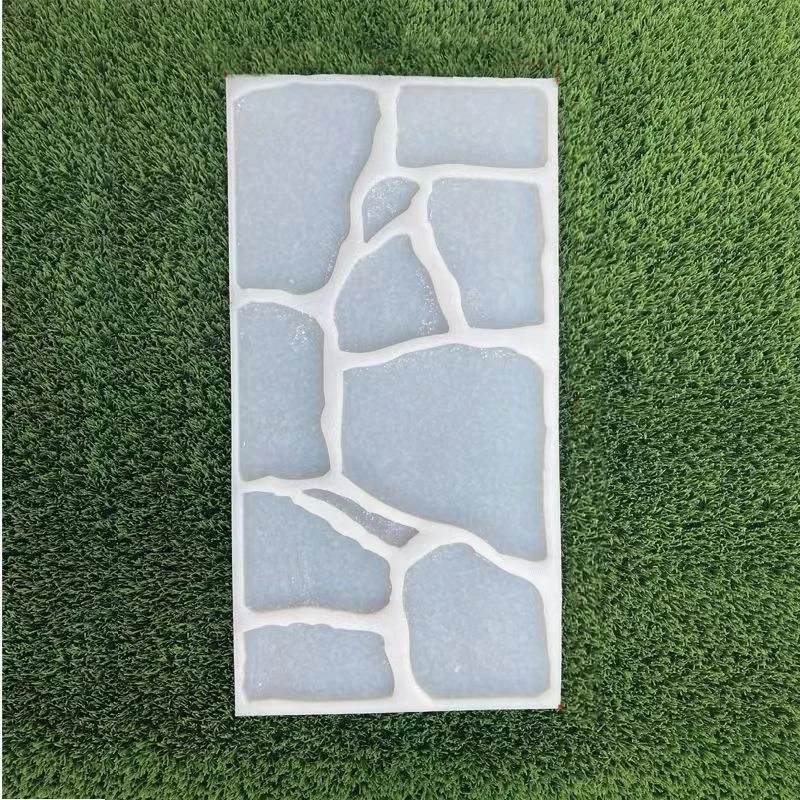 

Concrete Paver Mold for Garden Path, Anti Slip Rock Pattern, Embossed Floor, Pavement Printing Construction, L 60cm/ 23.62in